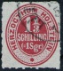 Lütjenburg Auf 1 1/3 Shillinge Karmin - Schleswig Holstein Nr. 23 - Pracht - Tiefst Geprüft BPP - Schleswig-Holstein