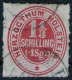 Kiel Auf 1 1/3 Shillinge Karmin - Schleswig Holstein Nr. 23 - Pracht - Tief Geprüft BPP - Schleswig-Holstein