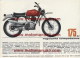 GILERA 175 5V REGOLARITÀ COMPETIZIONE 1970 Moto Depliant Originale Genuine Brochure Prospekt - Motorräder