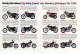 HARLEY-DAVIDSON PRODUZIONE - PRODUCTION 1974 MOTORCYCLES: Depliant Originale Genuine Brochure Prospekt - Motos