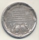 POLAND POLOGNE POLSKA STANISLAS II AUGUST PONIATOWSKI DEATH OF MARIA AMELIA MNISZECH 1772 SILVER MEDAL UNSIGNED - Monarchia / Nobiltà