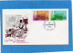 NLLE HEBRIDES-2- Enveloppes FDC-illustrée-1966 -série N°245-8-Français+Anglais - FDC