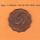 EGYPT   10  MILLIEMES  1943---AH 1362  (KM # 361) - Egypt