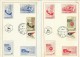 ISRAEL 1959 - SET OF 4 MAXIMUM CARDS 10 YEARS ISRAEL POSTAL ADMINISTRATION W  1 ST EACH + GUTTER 0F 60-120-250-500 POSTM - Maximum Cards