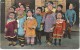 Chinese Children At Sunday School, San Francisco California, Ethnic Costume Fashion, C1910s Vintage Postcard - Asia