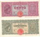 Banca D´Italia 50 E 100 Lire 10-12-1944.Introna-Urbini - 100 Liras