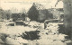 LA GRANDE GUERRE 1914 15  UNE TRANCHEE ABRI  A HEBUTERNE  AUX ENVIRONS D´ARRAS    SCANS RECTO VERSO - Guerra 1914-18