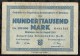 ALLEMAGNE .  BILLET DE 100.000  MARK . 1923 . - 100.000 Mark