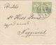 ROYAL CROWN STAMP ON COVER, 1913, HUNGARY - Cartas & Documentos