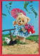 155942 /  TEDDY BEAR , Ursidae , Bären , Ursidae UMBRELLA FLOWERS , Dog Chiens Hunde Cani Honden Perros - KRUGER 900/99 - Jeux Et Jouets