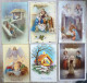 Lot 12x Cp Litho Illustrateur FETE ANGE Noel Creche Jesus Joseph Marie Fuite En Egypte Agneau - Colecciones Y Lotes