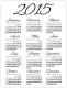Calendar Pocket 2015 - Vintage Pin-Ups Of Peter Driben - Size 9x6 Cm. Aprox. - Tamaño Pequeño : 2001-...