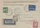 FIRST NIGHT FLIGHT ERSTER NACHTFLUG PREMIER VOL DE NUIT 1930 SWEDEN - GERMANY -  FRANCE -  Tax Stamps - Erst- U. Sonderflugbriefe