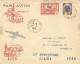 AIR FRANCE Vol Du 20°anniversaire Marseille-Alger 11/08/48 2 Plis A Et R Enveloppes Spéciales - Erst- U. Sonderflugbriefe