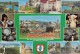 6406- POSTCARD, RANSBACH BAUMBACH- SWIMMING POOL, TOWN HALL, CHURCH, CERAMICS, FOUNTAIN, PANORAMA - Sonstige & Ohne Zuordnung