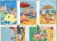 Illustrateur A. GONDOT 5 Cartes Differentes Fantaisies - à La Plage - Gondot