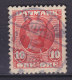 Denmark 1907 Mi. 54     10 Øre König King Frederik VIII. Deluxe KLIM (Brotype Ia) VERY SCARCE Cancel !! (2 Scans) - Used Stamps