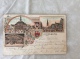 Lüneburg Gruß Aus Postkarte Ansichtskarte Lithographie AK 1897 Nach Harburg - Lüneburg