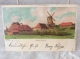 Flensburg Düppel Mühle Postkarte Ansichtskarte Lithographie AK 1900 Nach Harburg - Flensburg