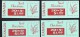 1968 Christmas Booklets Regular And Winnipeg Tagged, Left And Right Side Tabs  Sc 488 BK 72a-d ** - Unused Stamps