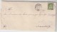 Schweiz, 1874, K2 " Davos-Platz " Ausland-Brief 25 Rp.  #, S364 - Briefe U. Dokumente