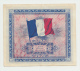 France 2 Francs 1944 XF+ CRISP Banknote P 114a 114 A - 1944 Drapeau/Francia