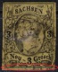 2 OPA Leipzig Auf 3 Ngr. Gelb Sachsen Nr. 6 Mit Markanter Abart - Saxony