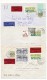 ALLEMAGNE - 20 Enveloppes Affranchissements Mixtes / Timbres + Vignettes D'affranchissement - Automaatzegels [ATM]
