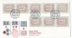 GRANDE BRETAGNE - 10 Enveloppes FDC "Royal Mail Postage Labels" - 1984 - Toutes Différentes - 1981-1990 Decimale Uitgaven