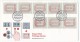 Delcampe - GRANDE BRETAGNE - 10 Enveloppes FDC "Royal Mail Postage Labels" - 1984 - Toutes Différentes - 1981-1990 Decimale Uitgaven