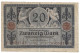 Billet 20 Mark Novembre 1915 Serie F - 20 Mark