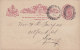 Queensland Postal Stationery Ganzsache Entier 1 P Victoria BRISBANE 1892 To SYDNEY (2 Scans) - Briefe U. Dokumente