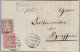 Heimat LU ESCHOLZMATT 1872-10-13 Chargé Brief Mit  Und 10Rp. Sitzende - Briefe U. Dokumente