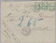 Heimat FR CHÂTEL-St..DENIS1907-08-1 8 Brief Mit 3 X 5Rp. Wertziffer - Storia Postale