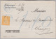 Heimat JU DELEMONT 1872-10-08 Blau Brief Nach Champoz - Lettres & Documents