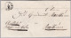 Heimat SG SCHAENNIS 1855-07-04 Amtlich Brief Nach Kaltbrünn Kanton Siegel Auf Rückseite - ...-1845 Vorphilatelie