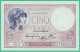 France -  5 Francs -  Violet - N° T.62330 / 900 - PK.14-9-1939.PK - Sup - 5 F 1917-1940 ''Violet''