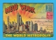 DÉPLIANT //  . NEW YORK THE WORLD METROPOLIS  19 VUES - (1949) . - Panoramic Views