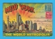 DÉPLIANT //  . NEW YORK THE WORLD METROPOLIS  19 VUES - (1949) . - Multi-vues, Vues Panoramiques