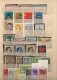 JUDAICA - National Fund Stamps -original Colln On Leaves Early 20th Issues, Includes EINSTEIN And  Rabbis - 190 Items - Jewish