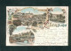 Luxembourg - Gruss Aus Luxemburg ( Chromo Lithographie M. Knopf ) - Luxembourg - Ville