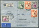 1938 K.U.T. Registered Iringa Tanganyika Territory Airmail Cover -  Bischofsheim Germany - Kenya, Uganda & Tanganyika