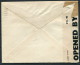 1942 GB Leeds / Manchester Airmail Covers - USA. 3 Different PC 90 Censor Strips - Covers & Documents