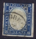 Italy:  Sardinia Mi Nr 12b Milk Blue, Used - Sardegna