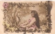 HUSSY GIRL PÍCARA COQUINE FEMME LONG HAIR Nº 2407/3 TIMBRE ARRACHES COLOR DETAILS GLITTER ED.B.N.K CIRCULEE 1900  GECKO. - Frauen