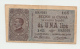 Italy 1 Lira 1914 AVF+ Banknote Pick 36b  36 B - Regno D'Italia – 1 Lira