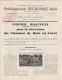 69 LYON PARIS DOCUMENT Ets DECAUVILLE Ainé FOURS MAGNEIN Pour Fabrication Du Charbon De Bois En Forêt  - B46 - Petits Métiers