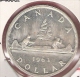 CANADA DOLLAR 1963 SILVER UNC. - Canada