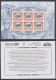 USA 2013 Scott 4806-imp SS, Inverted Jenny, Souvenir Sheet,  WITHOUT DIE CUTS, MNH (**) - Nuovi