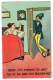 RB 1002 - 1913 Comic Gambling Postcard - Drunk And Wife In Bed - "It's Twenty To One - All Ri' I'll Have 5/= Each Way" - Fumetti